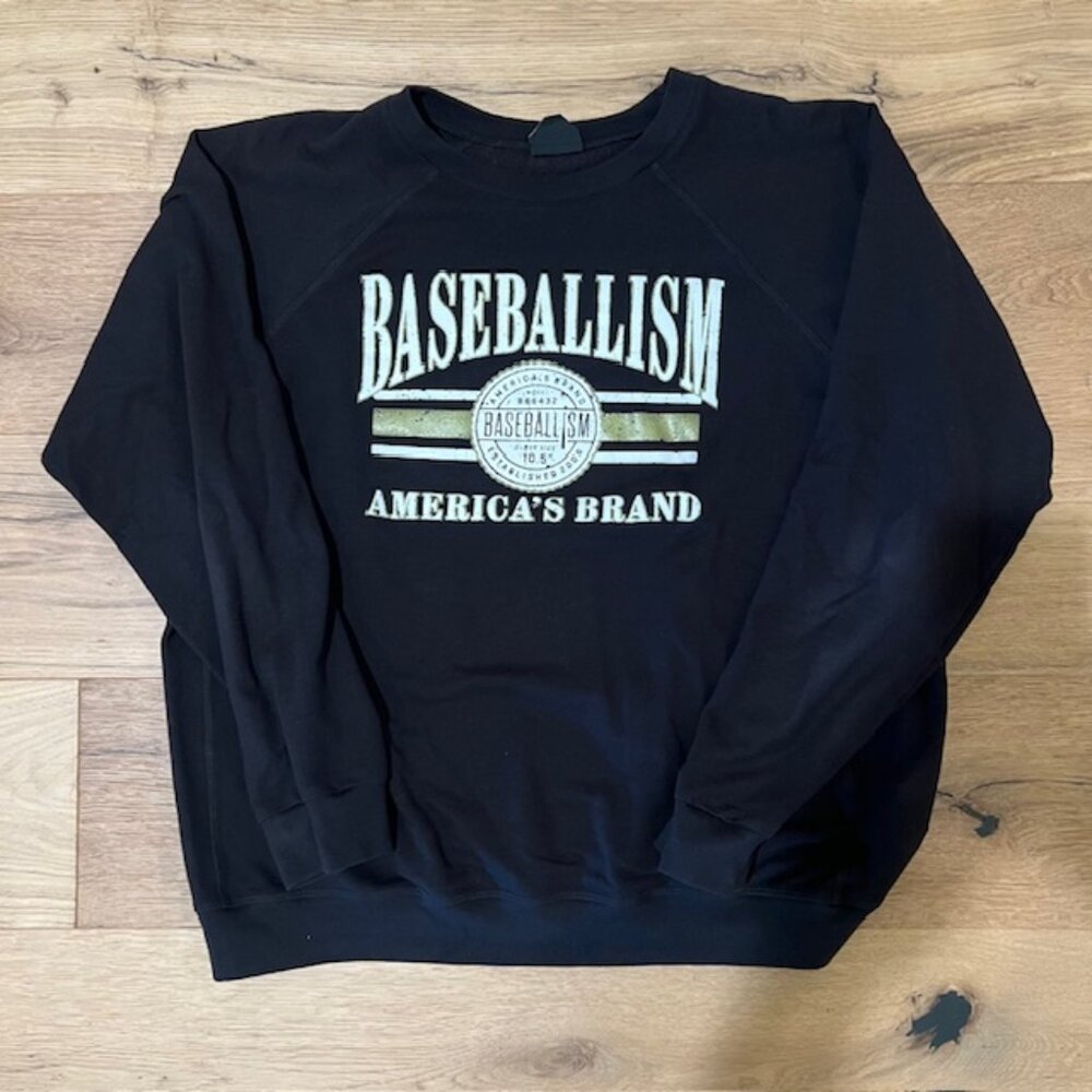Baseballism Retro Collegiate Crew Neck swaetshirt - XL